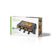 Nedis FCRA220FBK6 Gourmet Raclette Grill voor 6 Personen - thumbnail