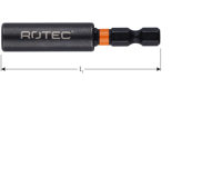 Rotec Display IMPACT Bithouder | Opti-Line | E6.3x60 | Magnetisch | [100] - 827.9715 - thumbnail