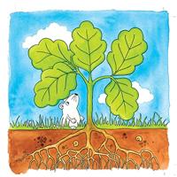 Goki houten lagenpuzzel boom - thumbnail