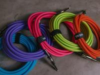 Ernie Ball 6079 Braided Instrument Cable, 3 meter, Neon Orange - thumbnail