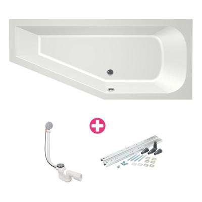 Hoekbad Xenz Lagoon Compact 170x75x45 cm Rechts Mat Wit Hoekbad Xenz Lagoon Compact 170x75x45 cm Rechts Mat Wit
