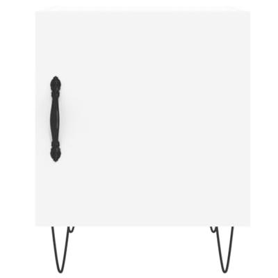 Nachtkastjes 2 st 40x40x50 cm bewerkt hout wit