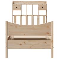 Bedframe zonder matras massief grenenhout 90x200 cm - thumbnail