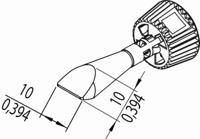 Ersa 0142CDLF100/SB Soldeerpunt Beitelvorm Grootte soldeerpunt 10 mm Inhoud: 1 stuk(s) - thumbnail
