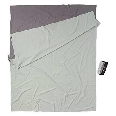 Cocoon Travel Sheet Double 100% Cotton Lakenzak Grey / Blue Double