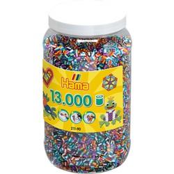 Hama midi strijkkralen in pot - gestreept (090), 13.000st.