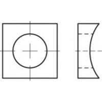 TOOLCRAFT TO-5444175 Pasring 27 mm 88061 Kneedbaar Thermisch verzinkt 1 stuk(s) - thumbnail