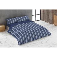 Dekbedovertrek set Hosteline KING Blauw Bed van 180 260 x 240 cm 4 Onderdelen - thumbnail