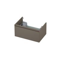 INK - Onderkast 1 Lade Greeploos Gelakt 45gr - 700x450x350 Mm - Mat Taupe - thumbnail