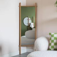 ZILT Staande Spiegel 'Ej' Eikenhout, 160 x 58cm, kleur Naturel - thumbnail