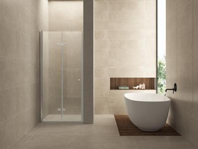 Nisdeur vouwbaar Wiesbaden Maki | 80x200 cm | Links | Helder glas | Chroom beslag Nisdeur vouwbaar Wiesbaden Maki | 80x200 cm | Links | Helder glas | Chroom beslag