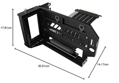 CoolerMaster Vertical Graphics Card Holder Kit - Ver. 3 Black CoolerMaster Vertical Graphics Card Holder Kit - Ver. 3 Black