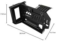 CoolerMaster Vertical Graphics Card Holder Kit - Ver. 3 Black - thumbnail