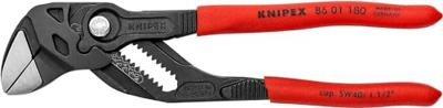 Knipex Sleuteltang | 180 mm Lengte | Tang en Schroefsleutel in Eén | Kunststof Bekleed | Grijs - 86 01 180 SB
