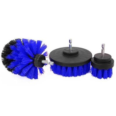 3 STKS badkamer keuken schoonmaken borstels Kit voor elektrische boor (blauw) 3 STKS badkamer keuken schoonmaken borstels Kit voor elektrische boor (blauw)