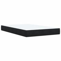 Boxspring met matras fluweel zwart 140x190 cm - thumbnail