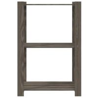 Opbergrek 3-laags 60x38x90 cm massief grenenhout grijs - thumbnail