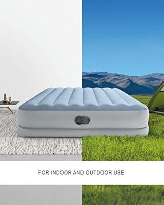 Intex 64159 QUEEN DURA-BEAM COMFORT AIRBED Luchtbed (l x b x h) 203 x 152 x 36 cm Blauw-grijs Intex 64159 QUEEN DURA-BEAM COMFORT AIRBED Luchtbed (l x b x h) 203 x 152 x 36 cm Blauw-grijs