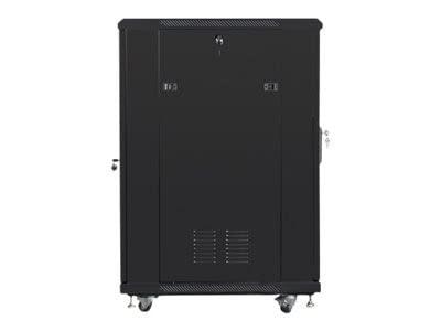 Lanberg FF01-6822-12B rack 22U Vrijstaande rek Zwart Lanberg FF01-6822-12B rack 22U Vrijstaande rek Zwart