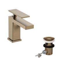 Hansgrohe Tecturis E ééngreeps wastafelkraan 80 CoolStart met PopUp trekwaste, Brushed Bronze - thumbnail