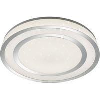 LED Plafondlamp - Trion Noruno - 45W - Aanpasbare Kleur - Dimbaar - Afstandsbediening - Sterlicht - Rond - Mat Chroom - Kunststof - thumbnail