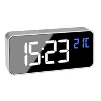 TFA Dostmann 60.2032.54 Wekker Kwarts Zilver Alarmtijden 2 Groot display, Extra luid wekgeluid - thumbnail