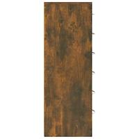 Dressoir met 6 lades 50x34x96 cm bewerkt hout gerookt eiken - thumbnail