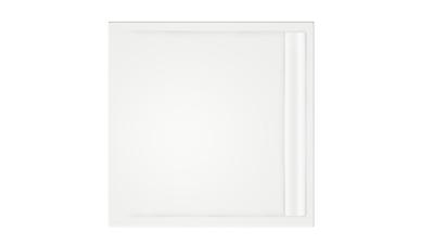 Douchebak rechthoek zelfdragend Easy Tray 90x80x5cm Wit Glans
