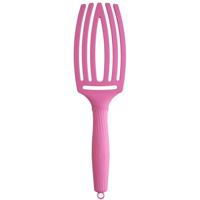 Olivia Garden Fingerbrush Boar & Nylon Bubble Pink 1St - thumbnail