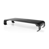 Nedis Monitorstandaard | 520 mm x 210 mm | USB Hub | 1 stuks - ERGOMFSU3400BK ERGOMFSU3400BK - thumbnail