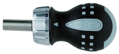 Bahco ratel bitschroevendraaier 1/4" stubby Bahco ratel bitschroevendraaier 1/4" stubby