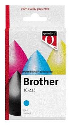 Inktcartridge quantore brother lc-223 blauw Inktcartridge quantore brother lc-223 blauw