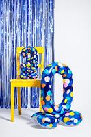 Folat BV Staande folieballon colorful dots cijfer 7 - 72cm - thumbnail