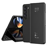 Lunso - Samsung Galaxy Z Fold5 - Window view cover hoes - Zwart - thumbnail