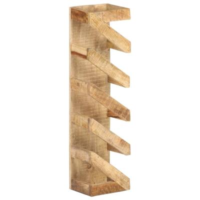 VidaXL Wijnrek voor 5 flessen massief mangohout VidaXL Wijnrek voor 5 flessen massief mangohout