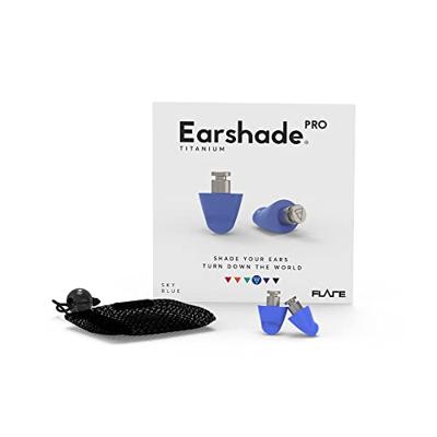 Flare Audio Earplugs Earshade Pro titanium Sky Blue