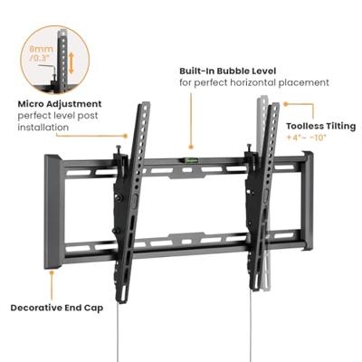 VALUE TV muurbeugel, 47 mm afstand tot de muur , kantelbaar, <203,2cm/80, <75kg