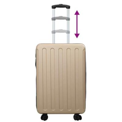 VidaXL Koffer met slot champagne 50 x 30 x 76 cm abs kunststof