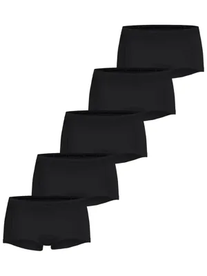 Bjorn Borg boxers 5-pack dames boxershort- Zwarte katoenen dames onderbroeken - Multipack