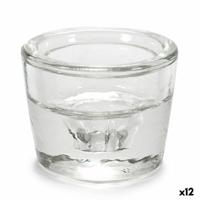 Kaarshouder Gift Decor Transparant Glas 6 x 4,3 x 6 cm (12 Stuks) - thumbnail