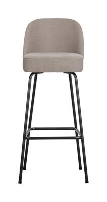 WOOOD Barkruk 'Vogue' Woven, kleur Zand (zithoogte 80cm)