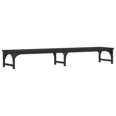 VidaXL Monitorstandaard 105x23x15,5 cm bewerkt hout zwart VidaXL Monitorstandaard 105x23x15,5 cm bewerkt hout zwart
