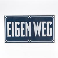 Bord pvc "eigen weg" - thumbnail