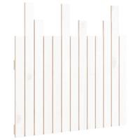 Hoofdbord wandmontage 82,5x3x80 cm massief grenenhout wit - thumbnail