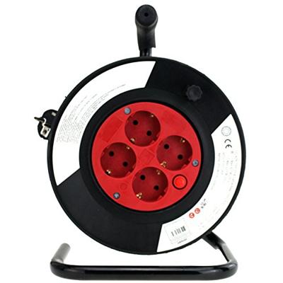 Haspel 15 meter 4V 3 x 1,0 mm2 met randaarde