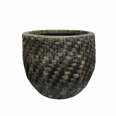 Bloempot Caro Bruin/Grijs Ø55cm H45 Bloempot Caro Bruin/Grijs Ø55cm H45