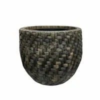 Bloempot Caro Bruin/Grijs Ø55cm H45 - thumbnail