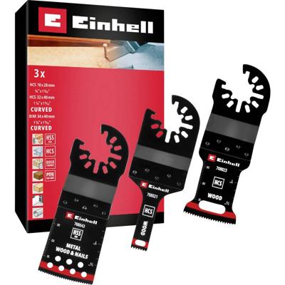 Einhell 708103 Multit.-Set Holz/Metal 3tlg SB HCS, BiM Multitool toebehorenset 1 stuk(s)