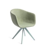 Jesper Home Draaibare Eetkamerstoel 'Yuni' Turn Mint, kleur Jade Emperor - thumbnail