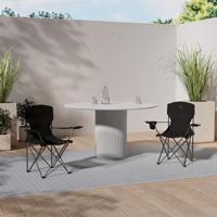 Highlander Edinburgh Camping Chair - Black - thumbnail